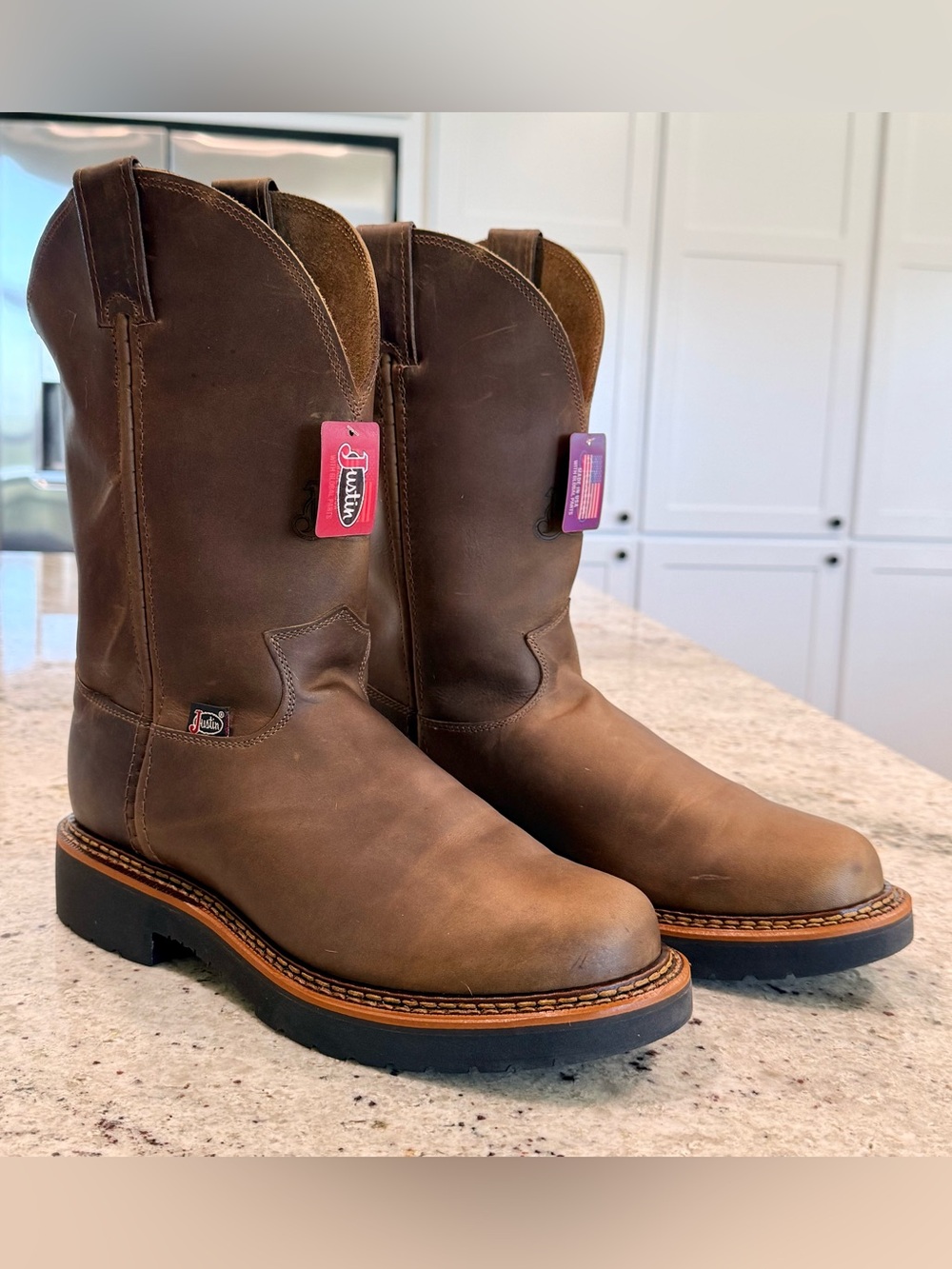 Justin Work Boots BLUEPRINT 11" WORK BOOTS "NWT"